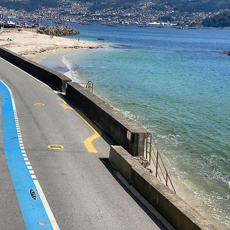 Mirador Da Playa Lägenhet Moaña Exteriör bild