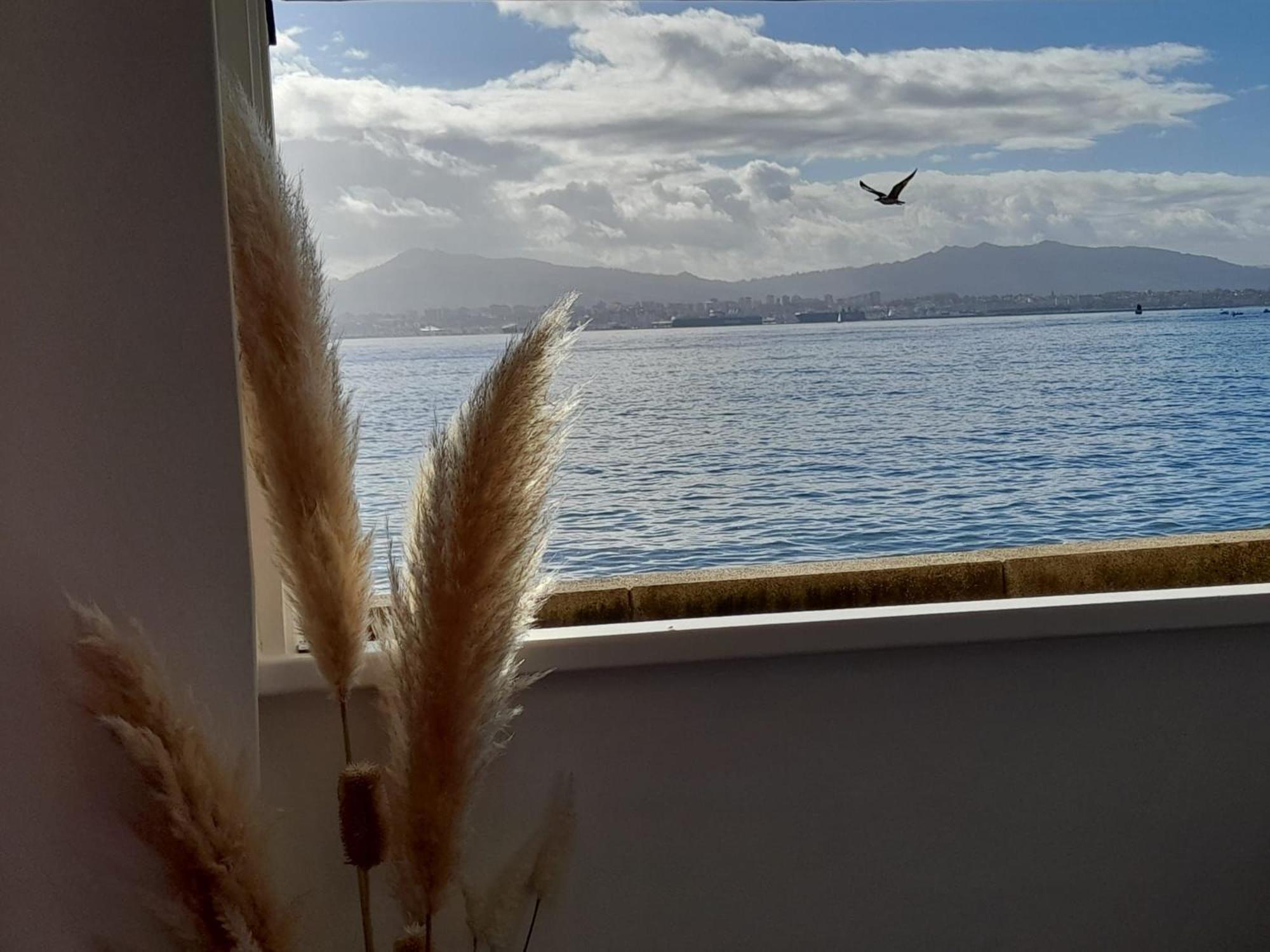 Mirador Da Playa Lägenhet Moaña Exteriör bild